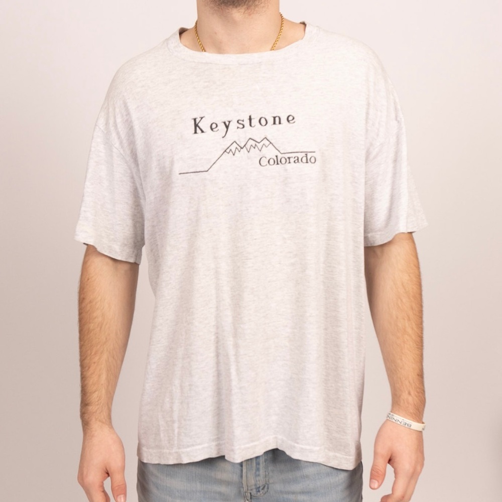 Vintage 90s keystone Colorado single stitch shirt